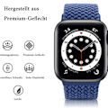 Miniatyrbillede 3 af 5: Flettet Solo Loop-armbånd Kompatibel med Apple Watch-rem 38mm, 40