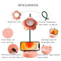 Miniatyrbilde 4 av 5: Rosa skrivebordslampe for barn, kreativ oppladbar LED-skrivebordslampe