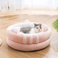 Miniatyrbillede 5 af 5: Petcute kattehule katteseng, vaskbar kattetelt kattekurv til katte og hunde, KLB