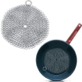 Miniatyrbillede 6 af 8: Støbejernsrenser, kæde net skrubber, 316 rustfrit stål, rustfrit,