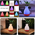 Miniatyrbilde 5 av 5: LED Vaselys, oppladbar nattlys, 2 stk, vanntett, omgivelseslys, fjernkontroll, dekorasjon, fargeskiftende stemningslamper for soverom, stue, KLB