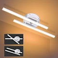 Miniatyrbilde 1 av 8: LED taklampe, moderne taklampe med parallell stripe design og 2
