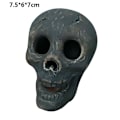 Miniatyrbillede 2 af 5: 2 stk. Keramiske Halloween Skeletter Realistiske Kraniehoved Knogler Spøgelser