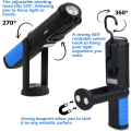 Miniatyrbilde 2 av 4: Inspeksjonslampe Oppladbar LED-lampe, Oppladbar LED-arbeidslampe Med Magnetisk LED-lommelykter Lampe Inspeksjonslampe Arbeidslampe