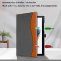 Miniatyrbild 4 av 7: Samsung Tab A8 Fodral 2022, Premium Pu Läder Business Stand Folio Cover,
