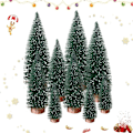 Miniatyrbillede 3 af 8: Mini kunstig juletræ, 9 stykker mini kunstig juletræ med KLB