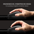 Miniatyrbilde 3 av 5: inphic PC-mus med kabel, stille klikk, 4800DPI justerbar og 6 knapper,