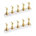 Miniatyrbillede 1 af 6: 2 stk. Negle Checkerboard Holder Akryl Base Øvelsesstand (Gylden)