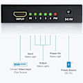Miniatyrbild 7 av 8: HDMI-splitter 1 in 4 ut, en minut fyra rader 4k högupplöst bildskärm