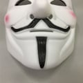 Miniatyrbillede 7 af 8: Voksenmaske Hacker Anonymous V Ligesom Vendetta Hvid KLB