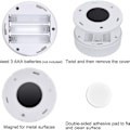 Miniatyrbilde 5 av 8: LED-nattlys med bevegelsessensor, LED-skapbelysning med fjernkontroll, USB KLB