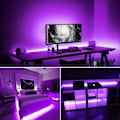Miniatyrbild 4 av 4: UV LED-remsa USB-port LED-remsa Lila LED för hem KLB