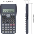 Miniatyrbillede 1 af 7: Desktop lommeregner 2-linjers multifunktionel videnskabelig lommeregner