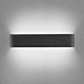 Miniatyrbild 2 av 2: Svart LED-vägglampa för inomhusbruk 14w Vägglampa Kallt vitt 6000k Modern design Väggbelysning för sovrum Vardagsrum Trappor Korridor 220v