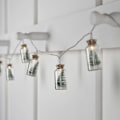 Miniatyrbild 6 av 8: Julgransglasflaska ljusslinga med 10 LED KLB