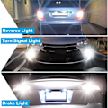 Miniatyrbillede 5 af 5: Bil LED-pærer - 4-pak - BA15D 1142 1076 - 6000K-6500K - 27-SMD KLB
