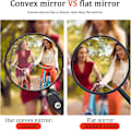 Miniatyrbillede 4 af 5: Cykel bagspejl, 1 universal justerbar 360° cykelspejl, fladt styr
