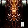 Miniatyrbillede 1 af 7: LED lysbundt, vandkande feelyss 8 modes 200 LED varm hvid