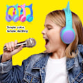 Pikkukuva 7 / 7: Lasten Bluetooth-kuulokkeet mikrofonilla, violetti