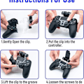 Miniatyrbild 7 av 7: Mcbazel Smartphone Clip Hållare Klämma Hållare för PS4/PS4 Slim/PS4 Pro