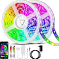 Miniatyrbillede 1 af 5: LED-Strips 20m Bluetooth RGB LED-strimler farveskiftende LED-lys
