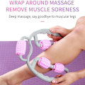 Miniatyrbild 3 av 5: Skummuskelmassager, 4-hjuls skummassagevals, 3D flytande anti-cellulit rosa
