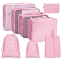 Miniatyrbild 1 av 5: Packningskuber Resväskeförpackningsorganisatörer för resetillbehör Rosa