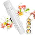 Pikkukuva 1 / 5: Sushi-valmistaja (27*6cm valkoinen), Sushi Bazooka, DIY Sushi -valmistuskone vihanneksia, lihaa, rullaustyökalu, keittiötarvikkeet, Sushi-työkalu