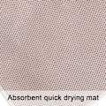 Miniatyrbild 3 av 5: Diskunderlägg, mikrofiber torkmatta, superabsorberande, mikrofiber, beige