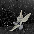 Miniatyrbillede 7 af 7: Have statue af fe i haven - engle statue til haven - kreativ