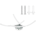 Miniatyrbilde 7 av 7: LED-taklampe, moderne design buet taklysekronelampe med 3
