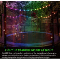 Miniatyrbilde 3 av 5: LED-trampolinlys, fjernstyrt LED-lys for trampoline, 16 fargeskiftende