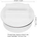 Miniatyrbilde 4 av 5: Stykker svømmebasseng vinterplugg, svømmebasseng returplugg 1 1/2\" gjengede bassengslangeplugger med O-ring for svømmebassenger og spa KLB
