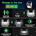 Miniatyrbild 6 av 8: 4-pack solcellslampor för utomhusbruk 140 LED, solcellslampor för utomhusbruk med KLB