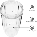 Miniatyrbilde 4 av 5: Ekstraktorblader kompatible med 32 oz kopp juicer