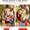 Miniatyrbilde 4 av 5: Sykkel bakspeil, 1 universal justerbar 360° sykkel speil, flat styre KLB