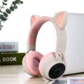 Pikkukuva 2 / 8: Päässä pidettävät lasten kuulokkeet, Bluetooth 5.0 langattomat beige