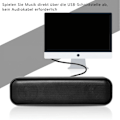 Miniatyrbild 4 av 5: PC-högtalare, USB-bärbar datorhögtalare Mini Soundbar med 3D KLB