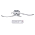 Miniatyrbilde 1 av 8: LED-taklampe, 3-farget, med fjernkontroll, dimbar, bølget KLB