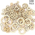 Miniatyrbilde 2 av 5: Pakke med 100 hule treskiver skiver anheng treskiver steampunk KLB
