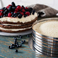 Miniatyrbild 7 av 7: Ring Cutter Layer Cake Slicer, Justerbar Ring 7 Lager Mousse, För