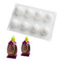 Miniatyrbillede 3 af 7: Huller æg silikoneform æg mousseform chokoladeform silikone bageform 3D
