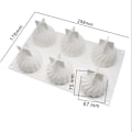 Pikkukuva 4 / 7: Mousse-kakkuvuoka, silikonileivontamuotti kakkuja varten, 3D-leivontamuotti, DIY-jälkiruokamuotti