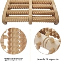 Miniatyrbillede 4 af 5: Træfodmassagerulle til stressreduktion og afslapning gennem trigger