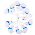 Miniatyrbillede 1 af 8: 1,5 m lang 10 LED silikone natlys kæde i en sød alpaka form KLB