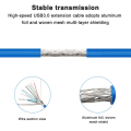 Miniatyrbilde 5 av 8: USB 3.0 forlengelseskabel 3m, SuperSpeed datakabel opptil 0.3m KLB