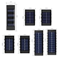 Miniatyrbillede 3 af 6: 4LED Ni-MH Solcelle Have Lamper til Udendørs Have Dekoration Væglampe