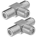 Miniatyrbilde 2 av 8: TV-splitter, 2-veis T-adapter for satellittsystemer