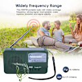 Miniatyrbillede 5 af 8: Bærbar Nødradio Solradio Kurv AM FM Radio med LED Lommelygte USB Port