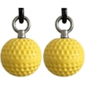 Miniatyrbild 1 av 5: 2 stycken (gula) Fitness handledsboll Pull-ups utrustning träning